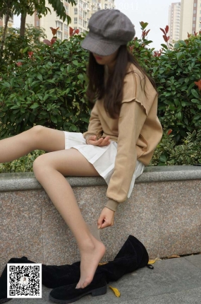 大生模拍 No.094 过膝靴灰丝