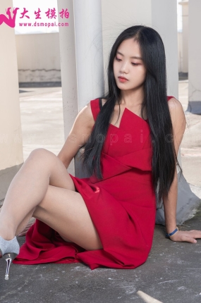 大生模拍 No.155 小尹 红衣少女