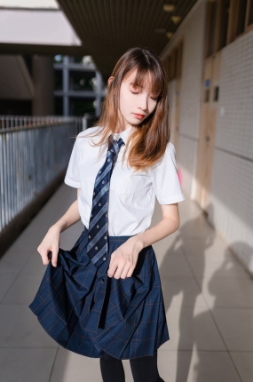 风之领域写真 No.071 校园黑丝JK少女