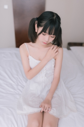 风之领域写真 No.084 白色的睡衣裙