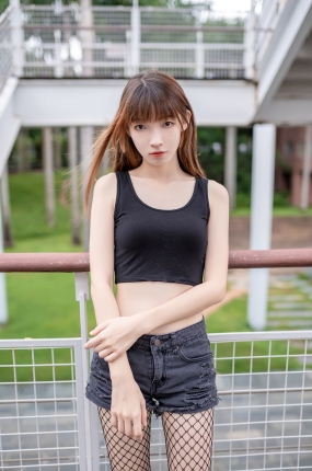 风之领域写真 No.097 姓感的黑丝网袜