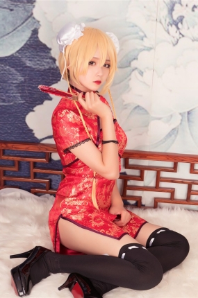 风之领域写真 No.195 旗袍下的黑丝
