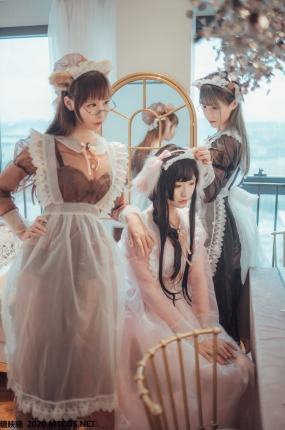 喵糖映画少女写真 VOL.146 三人女仆