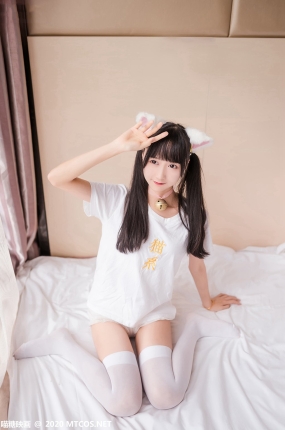 喵糖映画少女写真 VOL.178 猫系白丝兽耳少女