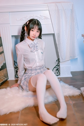 喵糖映画少女写真 VOL.278 白丝学苑妹妹