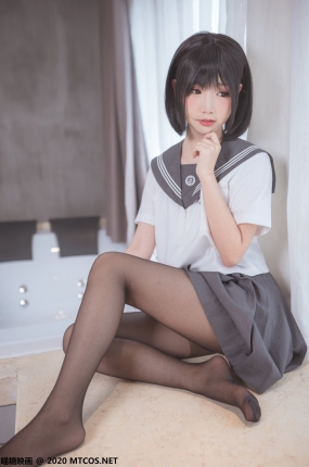 喵糖映画少女写真 JKL.017 黑丝JK至服