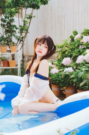 喵糖映画少女写真 VOL.303 蓝色夏日 一丝清凉