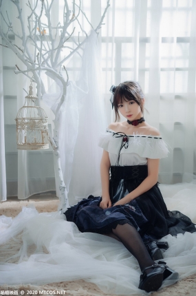 喵糖映画少女写真 VOL.329 小白裙