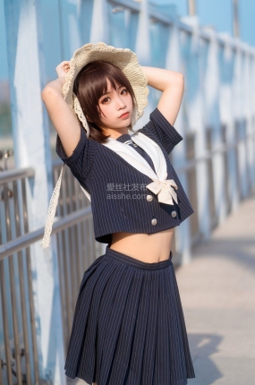 喵糖映画少女写真 JKL.024 深蓝JK至服