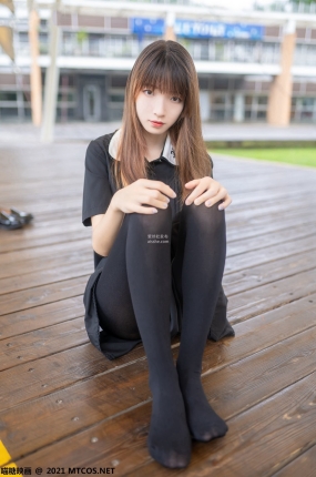喵糖映画少女VOL.423 黑裙黑袜
