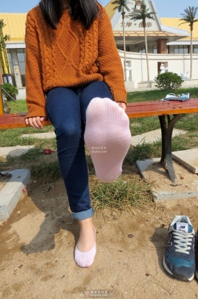 MZSOCK NO.048-2018年-N字牛仔裤可爱女生船袜_裸足 【第二季】