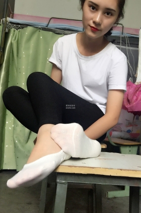 MZSOCK NO.147-2018年-黑色打底裤 白色船袜的又惑