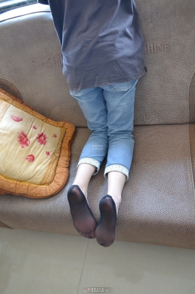 MZSOCK NO.209-2018年-小女生 懒人帆布鞋黑色雷丝船袜
