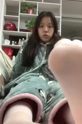 脚模面试脸足同框套路系列 学生大脚底
